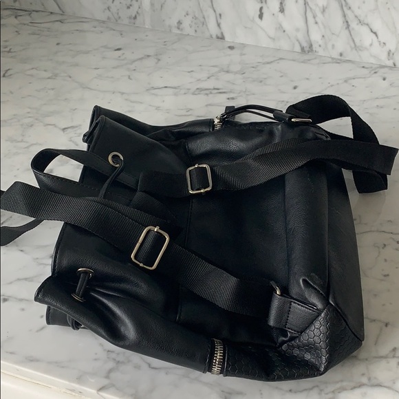 Neumann Marcus Brand leather mini backpack - Picture 5 of 7